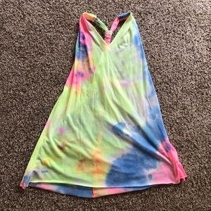 Tie-Dye Halter Dress / Swim Cover Up